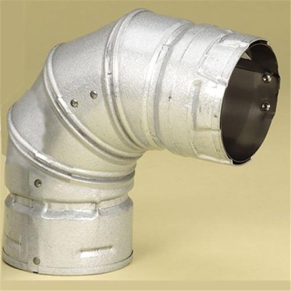 Dura-Vent Dura-Vent 4PVP-E90 4" PelletVent Pro Galvalume 90° Elbow 4PVP-E90